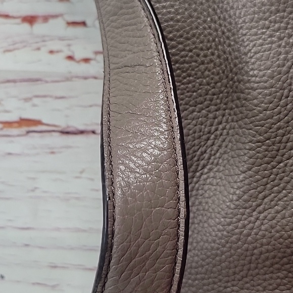 MICHAEL Michael Kors Taupe Leather Hobo Bag - Picture 8 of 13